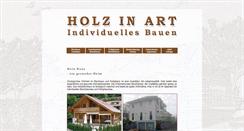 Desktop Screenshot of holz-in-art.de