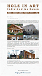 Mobile Screenshot of holz-in-art.ch