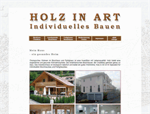 Tablet Screenshot of holz-in-art.ch